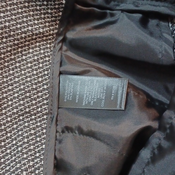 Express Woman's Casual Black & White Tweed Looking Casual Warm Pants Cuffed sz8 - Picture 8 of 11